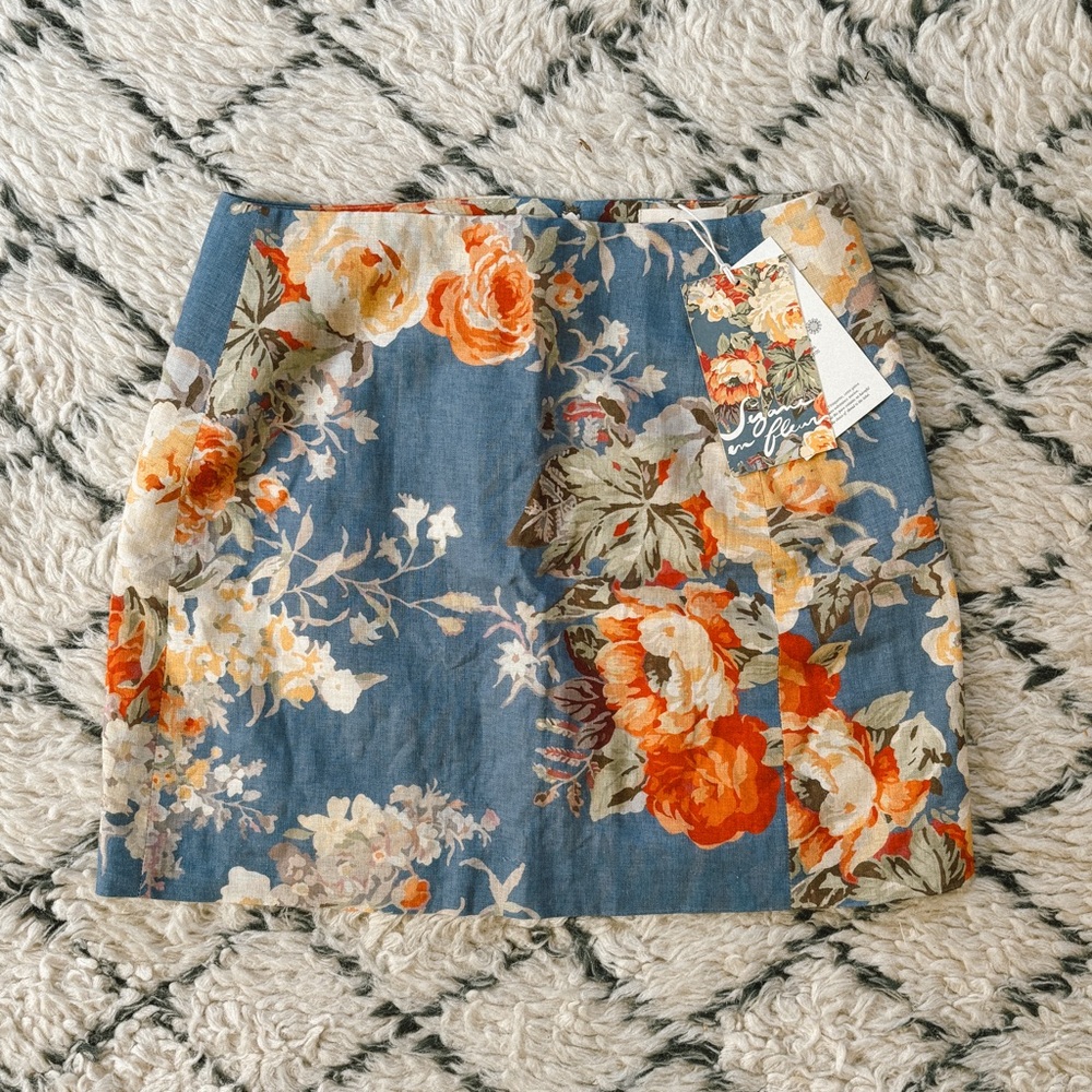 NWT Sezane Malia Slirt - Picture 2 of 4